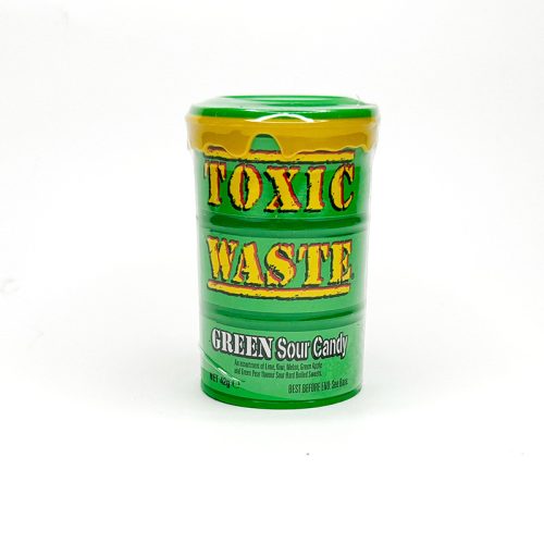 Toxic Waste zöld dobozos savanyú cukorka