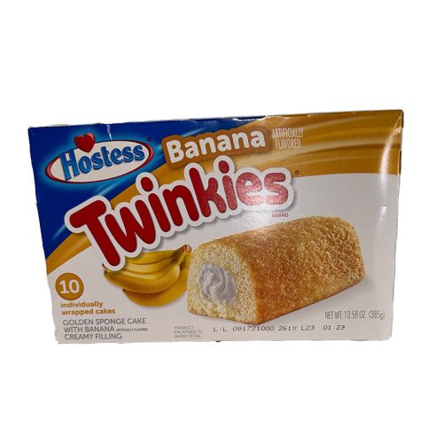 Hostess Twinkies Banana | banán ízű krémmel töltött mini sütemény