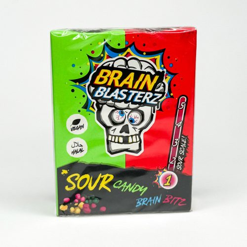 Brain Blasterz Sour Candy-Savanyú cukorka alma és eper
